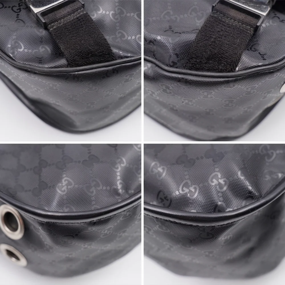 ❌️❌️SOLd❌️❌️CB09 ❤️ Gucci GG 500 Web Double Buckle Messenger Bag
